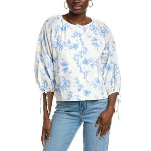 Cece Womens Button-Up Top, White